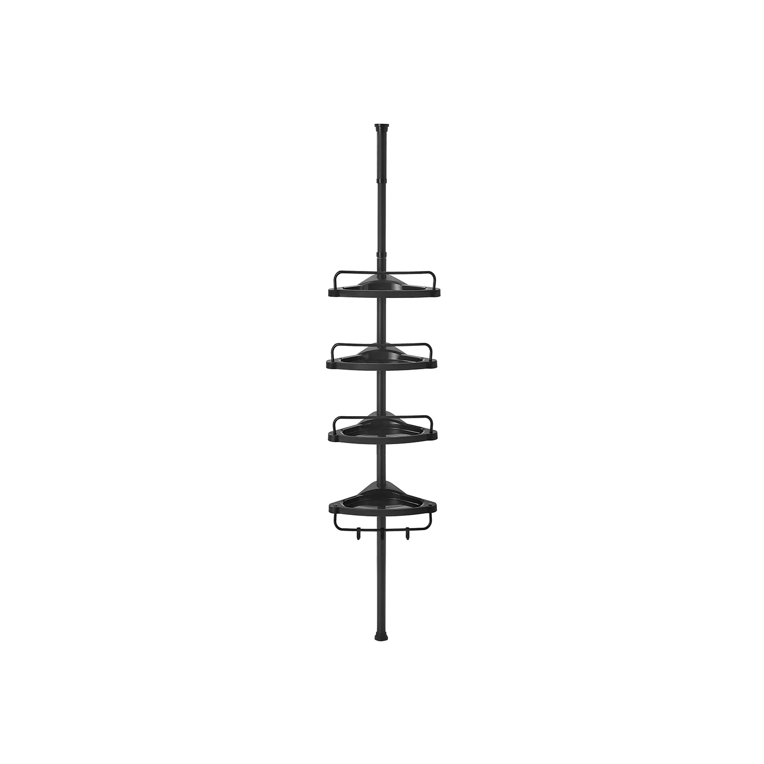 Hörnhylla för badrum, teleskopisk duschhylla, 85-305 cm 1 Hörnhylla för badrum, teleskopisk duschhylla, 85-305 cm