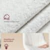 Högkvalitativ fleece för textilproduktion och hantverk, mjuk och varm, perfekt för DIY-projekt och k.