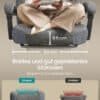 Sittkudde för ryggstöd, ergonomisk och bekväm för långvarig sittning.