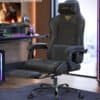 Gamingstol för komfortabelt spelande och arbete.