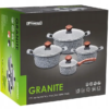 Set med 8 kokkärlsset i granit, induktion/gassten, för ugn - Bild 2