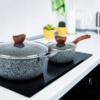 Set med 8 kokkärlsset i granit, induktion/gassten, för ugn - Bild 3