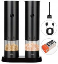 Promis MP34 DUO Elektrisk pepparkvarn och saltkvarn - Set om 2