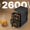 Air Fryer Promis Frp1560 Dubbel 10L Vertikal Dubbelkammar Air Fryer - Bild 4
