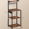 Kökshylla med eluttag – Kaffestation i 4 nivåer - Bild 5