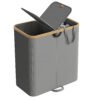Tvättkorg med lock och sorteringsfunktion – 150 liter