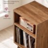 VASAGLE Side Table, Record Player Stand, Holds 160 Albums - Bild 5