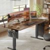 SONGMICS Height Adjustable Electric Desk, 180 x 80 cm, Adjustable Table, Memory Function for 4 Heights, for Office, Vintage Brown LSD138K01 - Bild 2