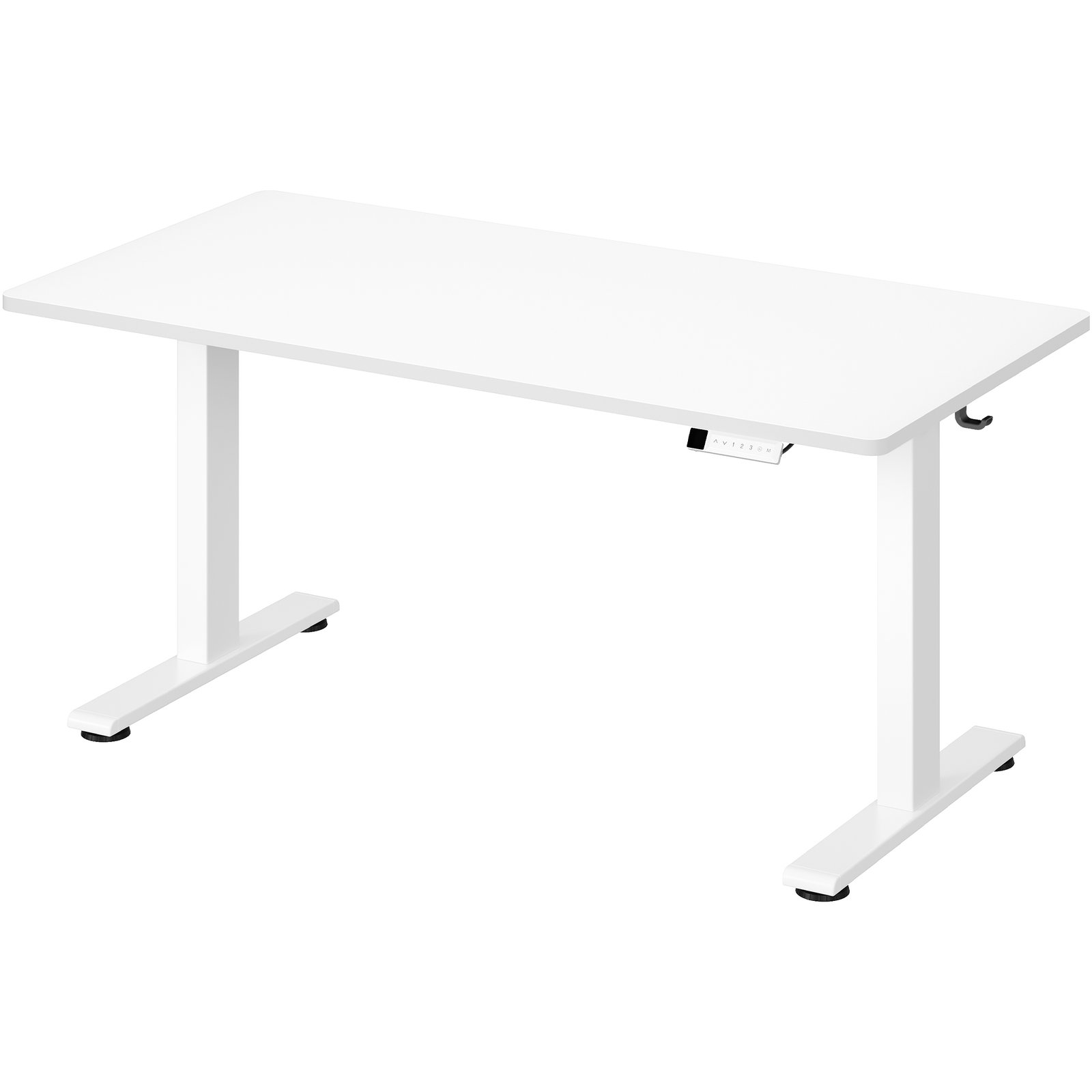 SONGMICS Electric Standing Desk , Adjustable Height Dual Motor, 160 x 80x73-121 cm cm, White, 100 kg Dynamic Load, Memory Handset 1 SONGMICS Electric Standing Desk , Adjustable Height Dual Motor, 160 x 80x73-121 cm cm, White, 100 kg Dynamic Load, Memory Handset