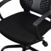 SONGMICS OBN22BK Office Chair with Mesh Covering, Height-Adjustable Computer Chair, 360° Swivel Chair, Rocker Function, Breathable, Office, Study, Maximum Load 120 kg - Bild 5