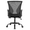 SONGMICS OBN22BK Office Chair with Mesh Covering, Height-Adjustable Computer Chair, 360° Swivel Chair, Rocker Function, Breathable, Office, Study, Maximum Load 120 kg - Bild 6