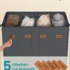 Tvättkorg med 4 fack, 210 l - Bild 3