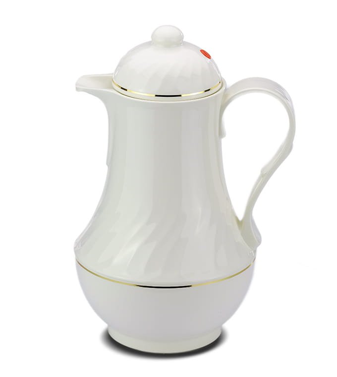 Thermoscannan ROTPUNKT 230 1,0 l GRÄDDE 1 Elegant vit termoskanna ROTPUNKT 230 ml för drycker.